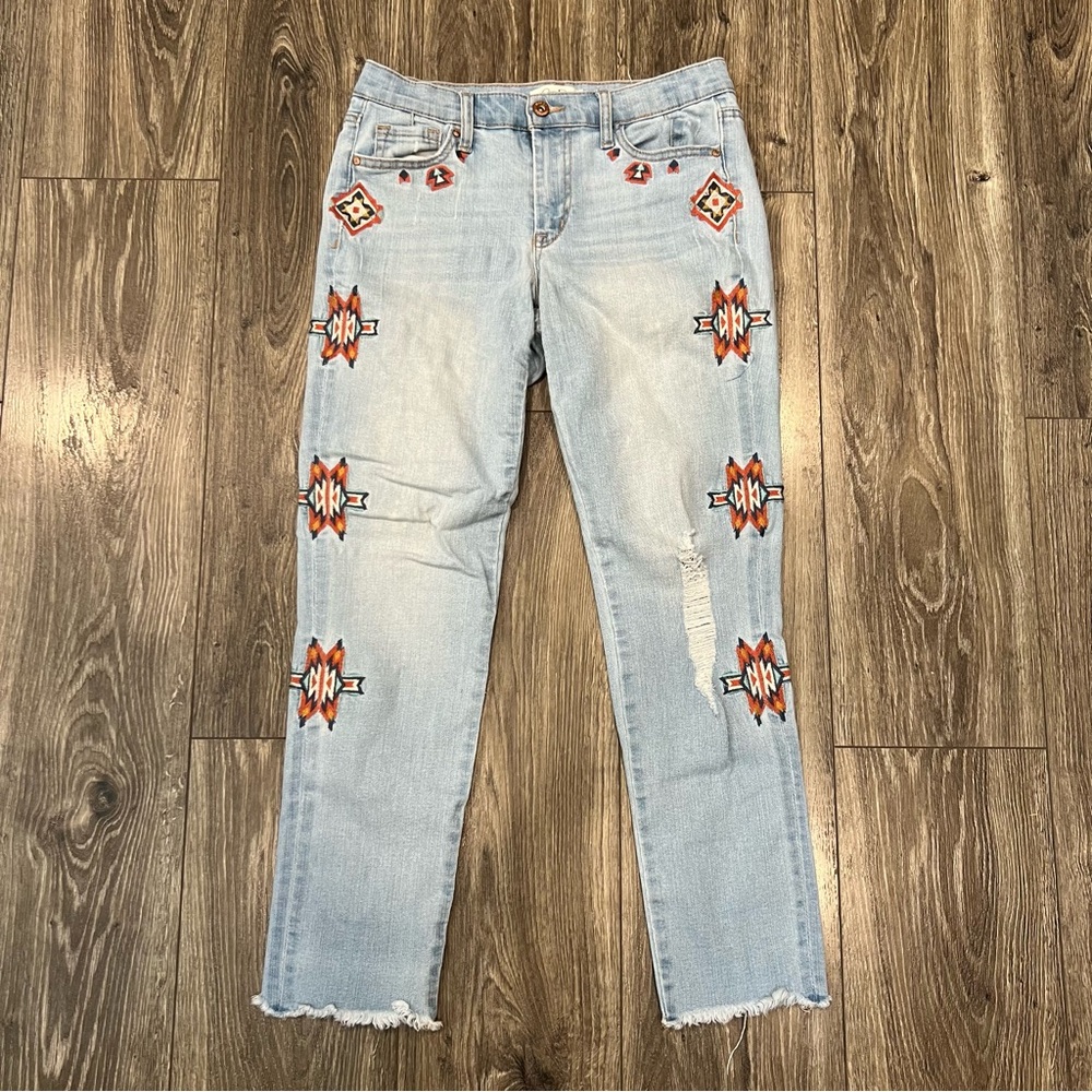 Jessica Simpson Mika Best Friend Embroidered Jeans - Picture 4 of 10